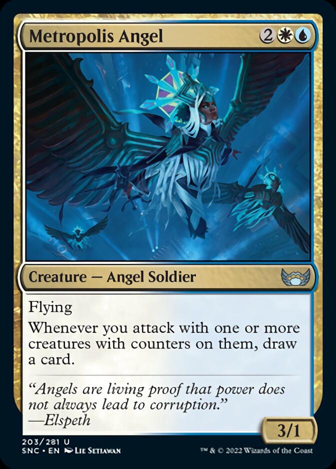 Metropolis Angel [Streets of New Capenna] MTG Single Magic: The Gathering    | Red Claw Gaming