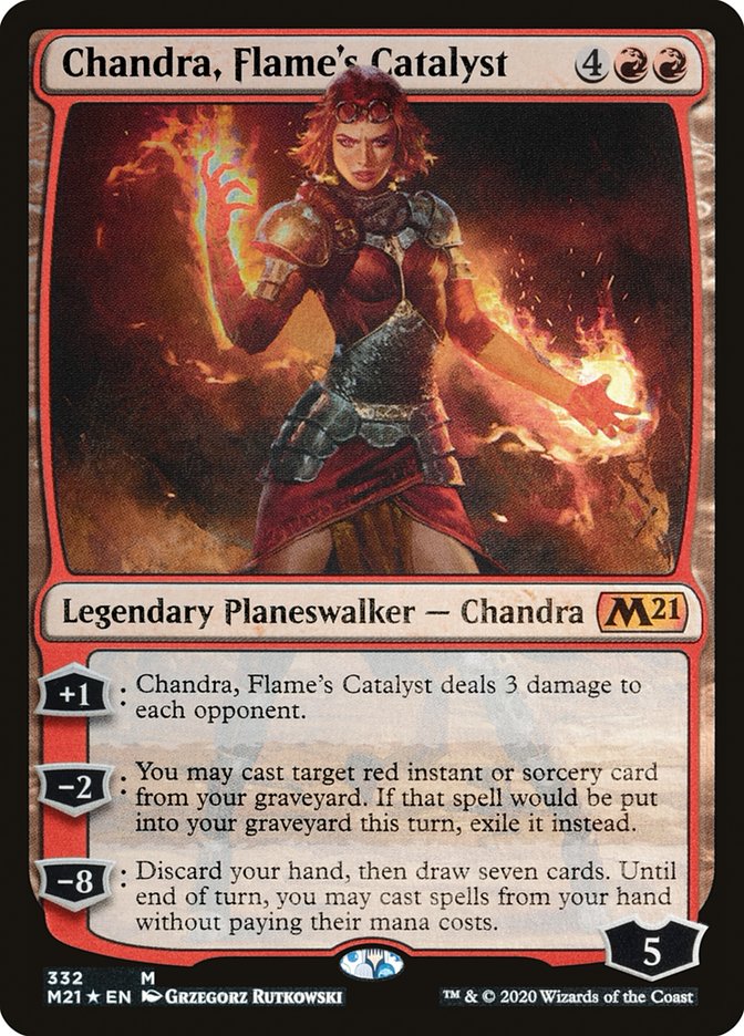Chandra, Flame's Catalyst [Core Set 2021] MTG Single Magic: The Gathering    | Red Claw Gaming