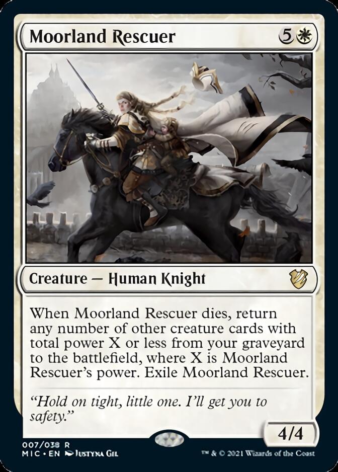 Moorland Rescuer [Innistrad: Midnight Hunt Commander] MTG Single Magic: The Gathering    | Red Claw Gaming