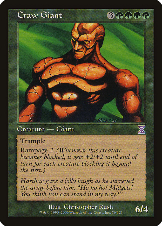 Craw Giant [Time Spiral Timeshifted] MTG Single Magic: The Gathering    | Red Claw Gaming