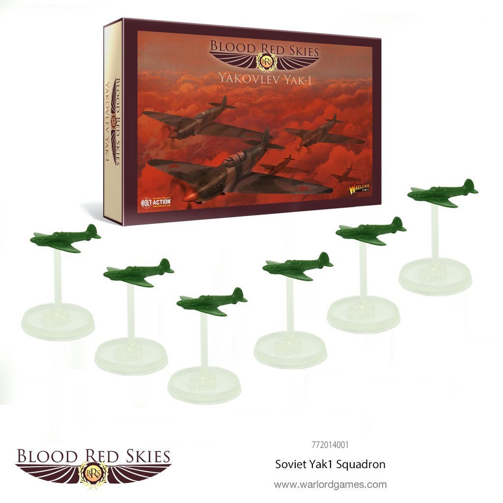 Yakovlev Yak-1 Blood Red Skies Warlord Games    | Red Claw Gaming