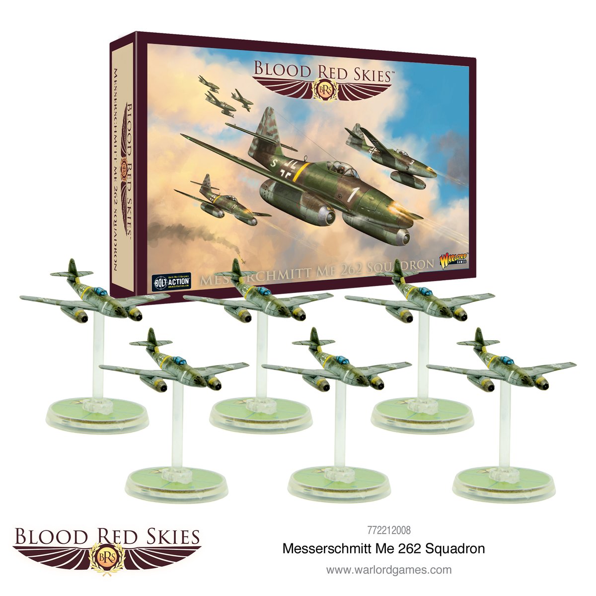 Messerschmitt Me 262 Squadron Blood Red Skies Warlord Games    | Red Claw Gaming