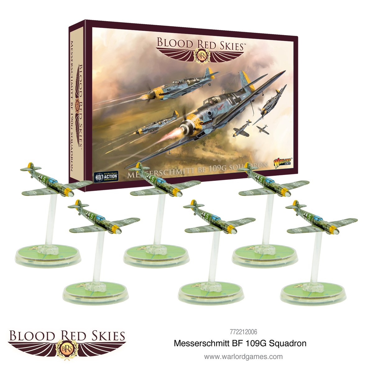 Messerschmitt Bf 109G Squadron Blood Red Skies Warlord Games    | Red Claw Gaming