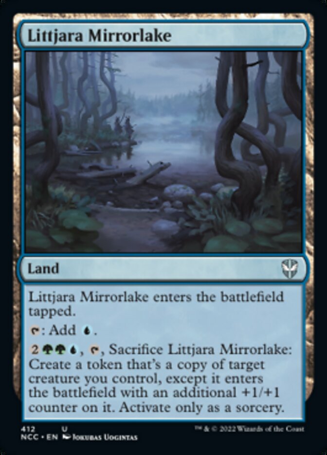 Littjara Mirrorlake [Streets of New Capenna Commander] MTG Single Magic: The Gathering    | Red Claw Gaming