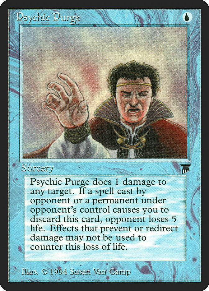 Psychic Purge [Legends] MTG Single Magic: The Gathering    | Red Claw Gaming