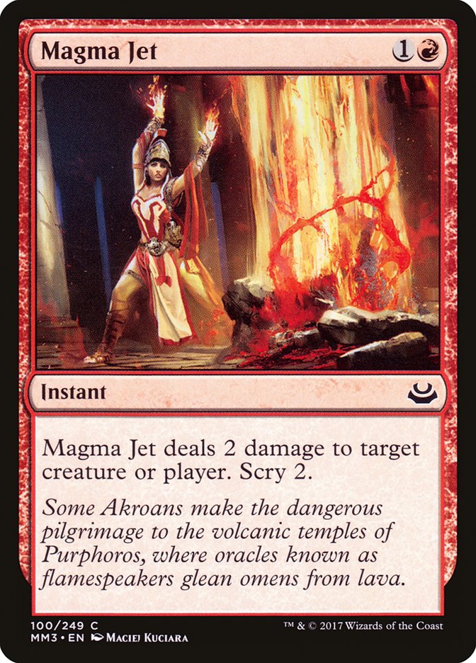 Magma Jet [Modern Masters 2017] MTG Single Magic: The Gathering    | Red Claw Gaming