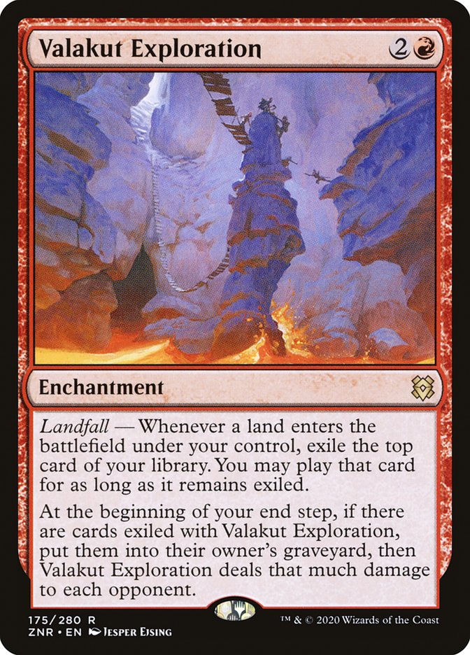 Valakut Exploration [Zendikar Rising] MTG Single Magic: The Gathering    | Red Claw Gaming