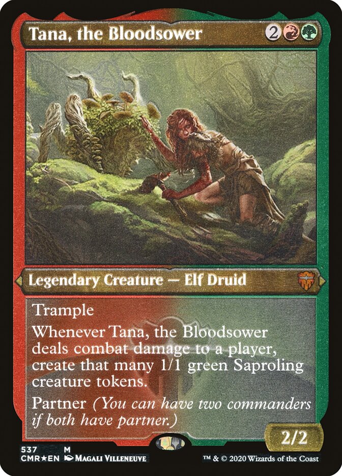 Tana, the Bloodsower (Etched) [Commander Legends] MTG Single Magic: The Gathering    | Red Claw Gaming