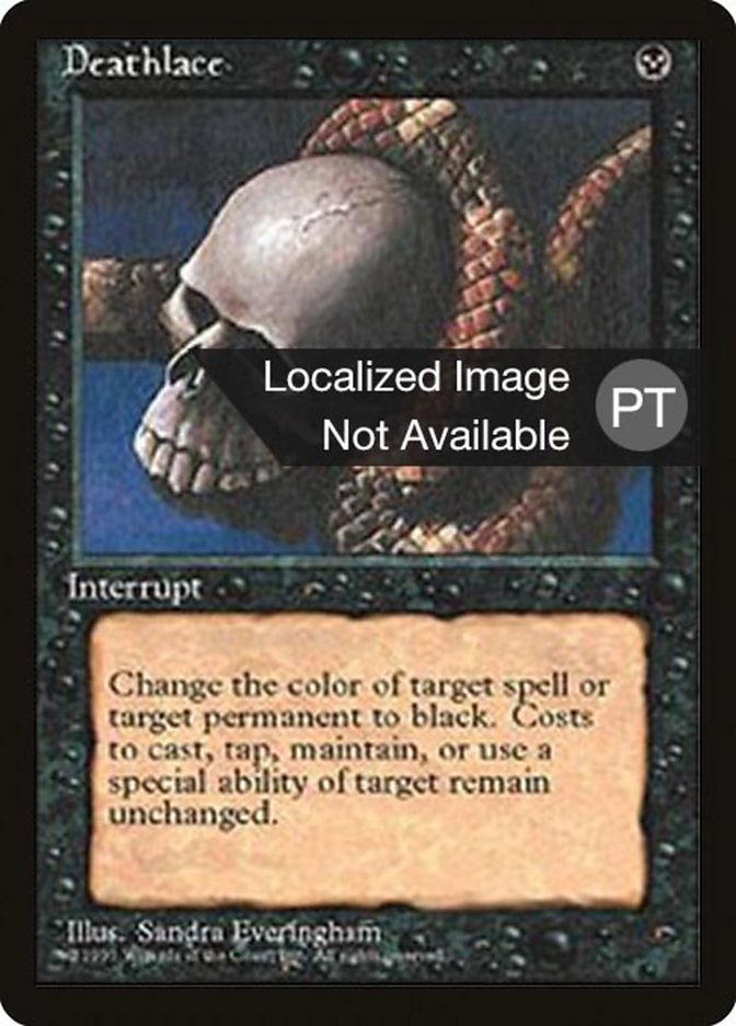 Deathlace [Fourth Edition (Foreign Black Border)] MTG Single Magic: The Gathering    | Red Claw Gaming