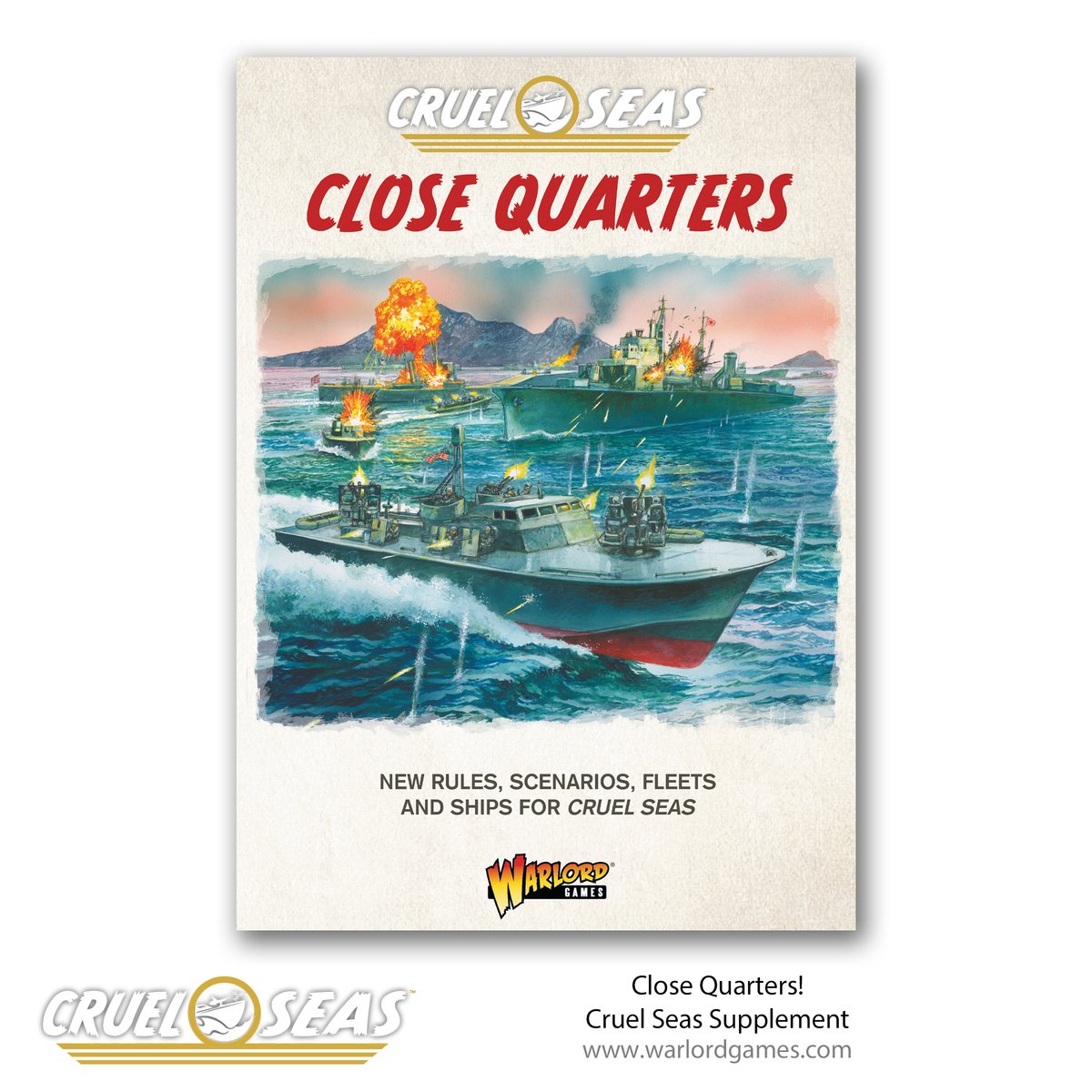 Close Quarters! Cruel Seas Warlord Games    | Red Claw Gaming