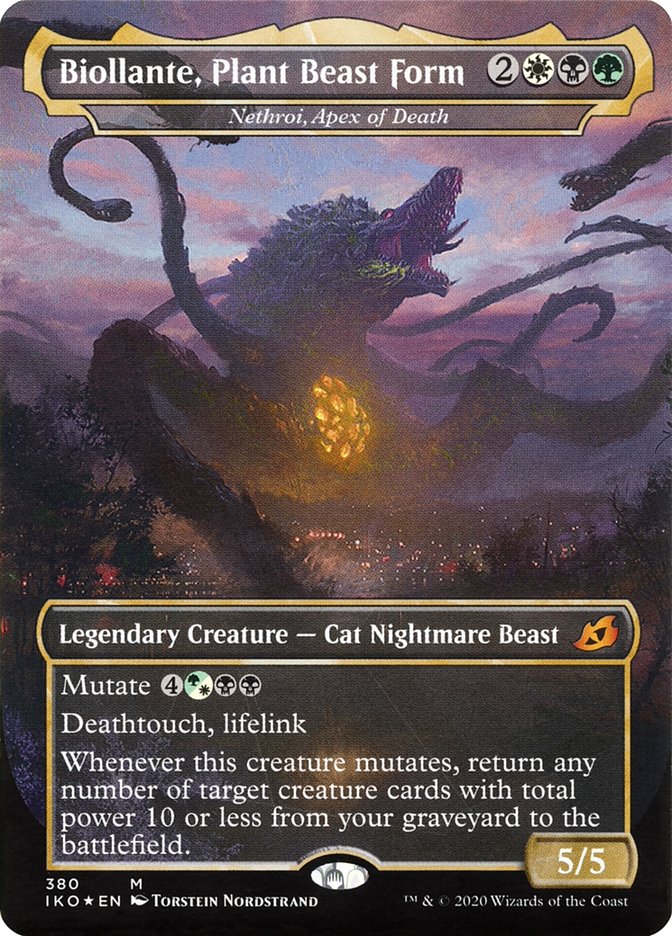 Nethroi, Apex of Death - Biollante, Plant Beast Form (Godzilla Series) [Ikoria: Lair of Behemoths] MTG Single Magic: The Gathering    | Red Claw Gaming