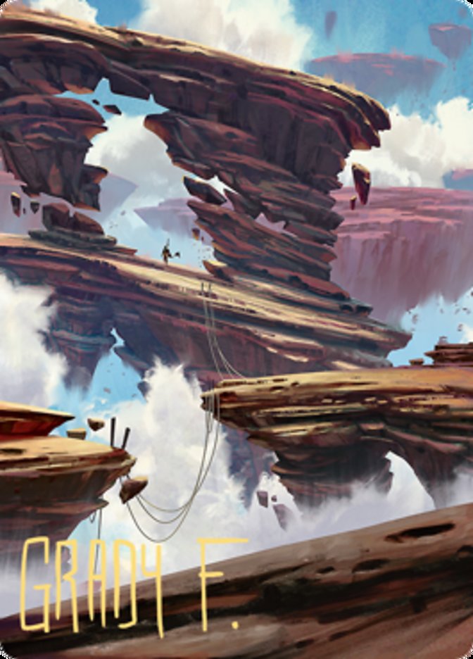 Boulderloft Pathway Art Card (Gold-Stamped Signature) [Zendikar Rising Art Series] MTG Single Magic: The Gathering    | Red Claw Gaming