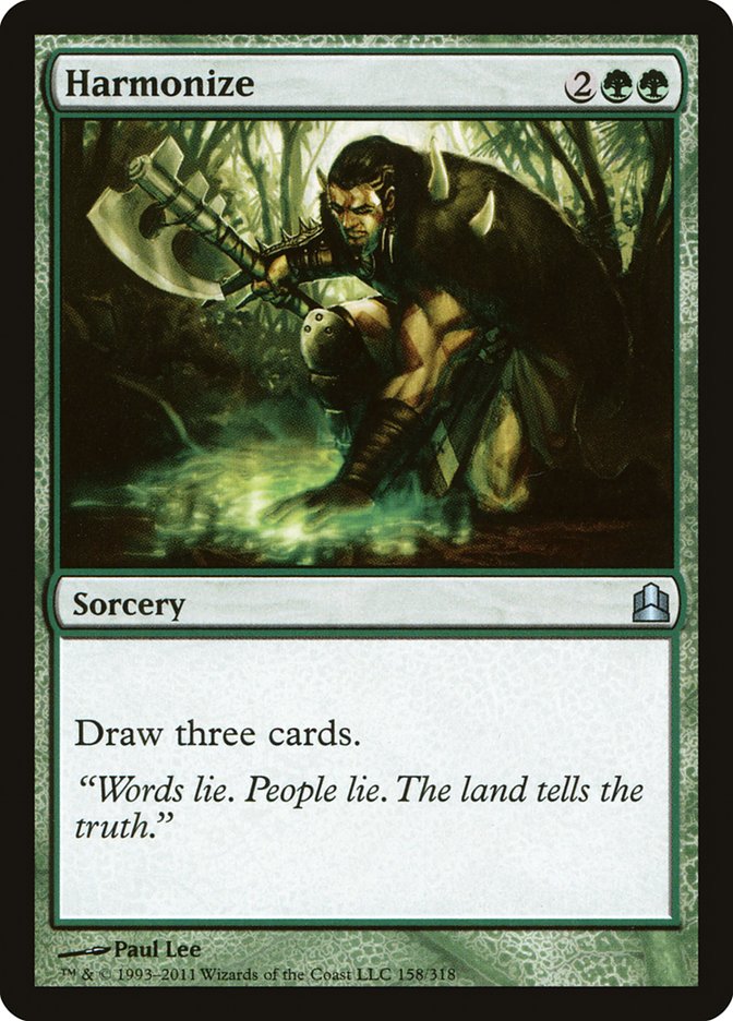 Harmonize [Commander 2011] MTG Single Magic: The Gathering    | Red Claw Gaming