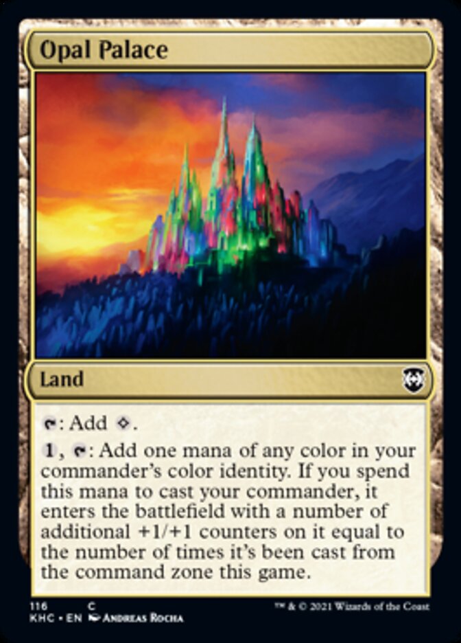 Opal Palace [Kaldheim Commander] MTG Single Magic: The Gathering    | Red Claw Gaming