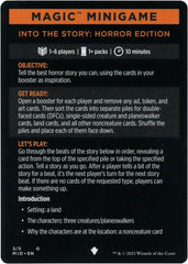 Into the Story: Horror Edition (Magic Minigame) [Innistrad: Midnight Hunt Minigame] MTG Single Magic: The Gathering    | Red Claw Gaming