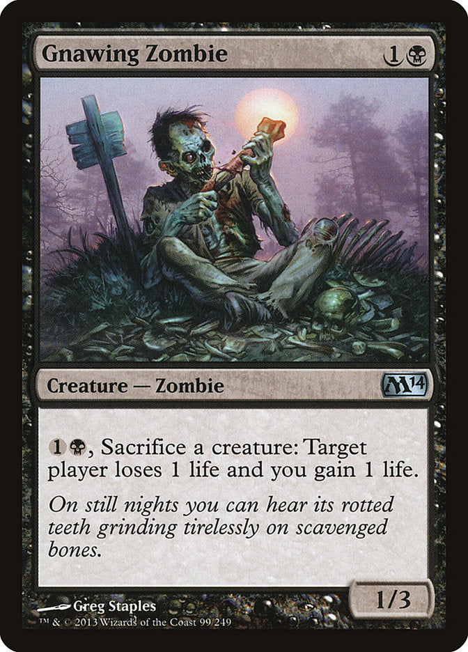 Gnawing Zombie [Magic 2014] MTG Single Magic: The Gathering    | Red Claw Gaming