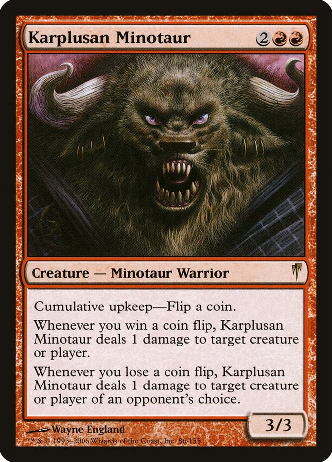 Karplusan Minotaur [Coldsnap] MTG Single Magic: The Gathering    | Red Claw Gaming