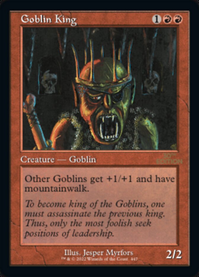 Goblin King (Retro) [30th Anniversary Edition] MTG Single Magic: The Gathering    | Red Claw Gaming