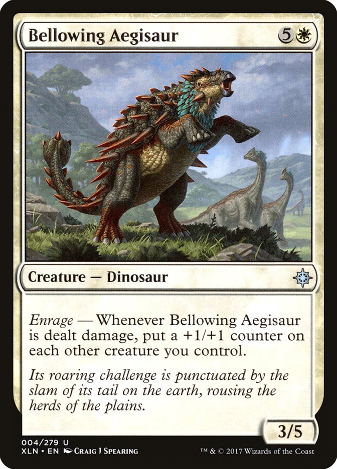 Bellowing Aegisaur [Ixalan] MTG Single Magic: The Gathering    | Red Claw Gaming