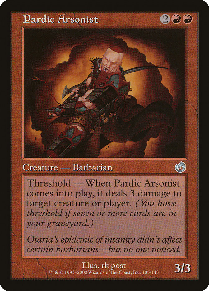 Pardic Arsonist [Torment] MTG Single Magic: The Gathering    | Red Claw Gaming