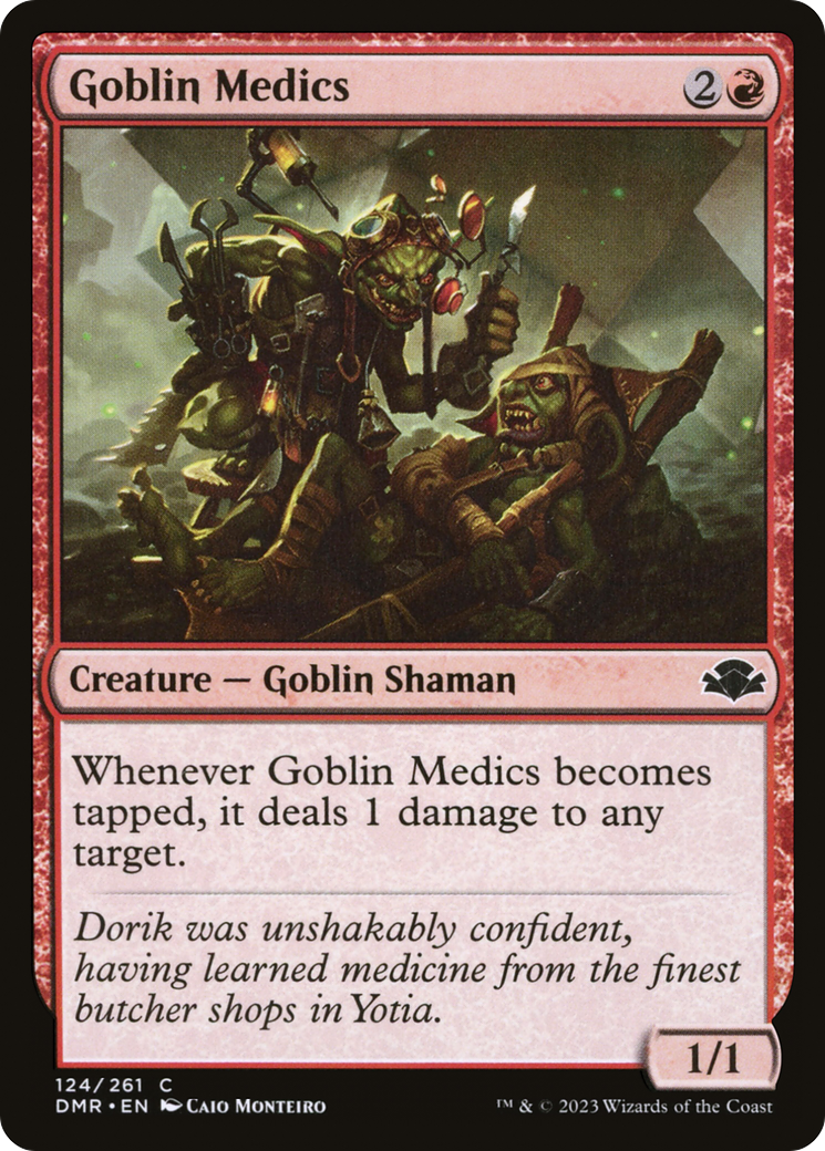 Goblin Medics [Dominaria Remastered] MTG Single Magic: The Gathering    | Red Claw Gaming