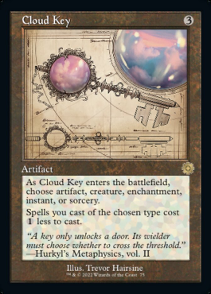Cloud Key (Retro Schematic) [The Brothers' War Retro Artifacts] MTG Single Magic: The Gathering    | Red Claw Gaming