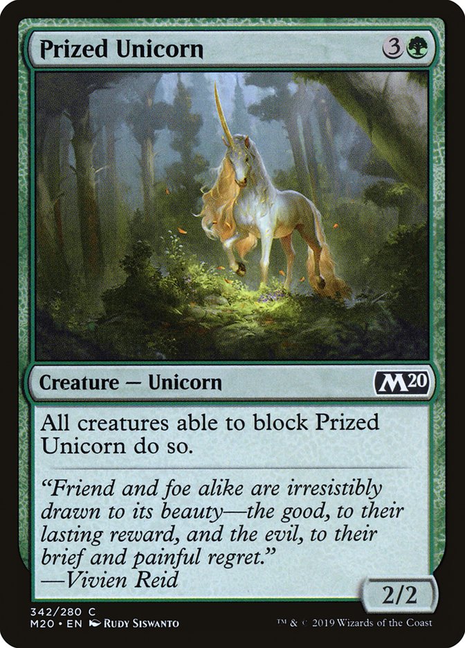 Prized Unicorn [Core Set 2020] MTG Single Magic: The Gathering    | Red Claw Gaming