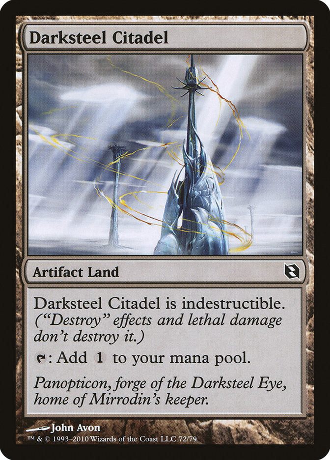 Darksteel Citadel [Duel Decks: Elspeth vs. Tezzeret] MTG Single Magic: The Gathering    | Red Claw Gaming