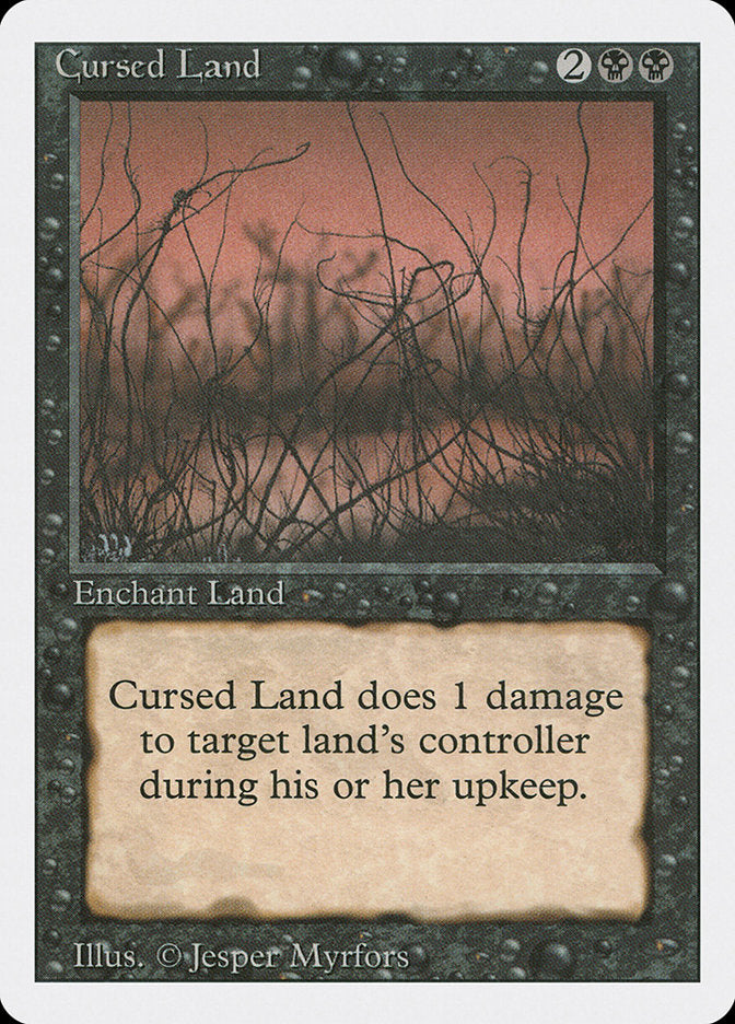 Cursed Land [Revised Edition] MTG Single Magic: The Gathering    | Red Claw Gaming
