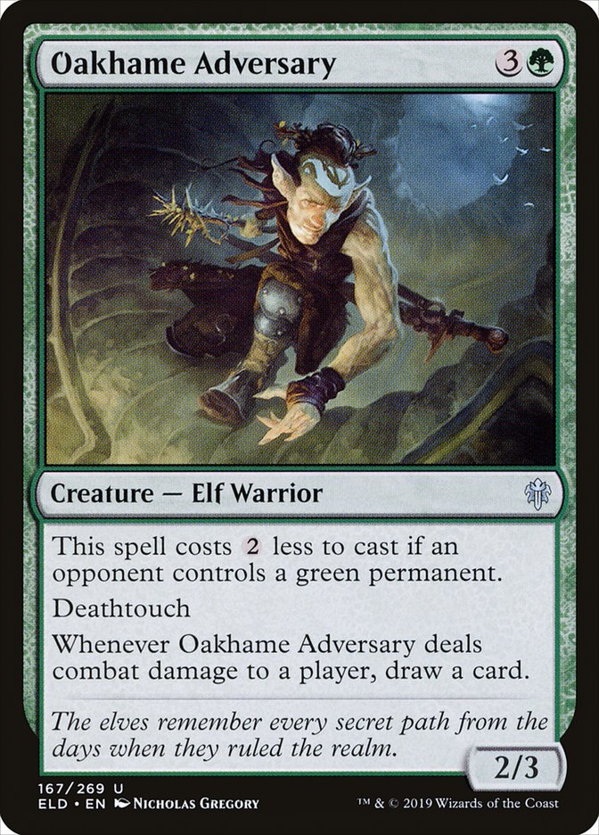 Oakhame Adversary [Throne of Eldraine] MTG Single Magic: The Gathering    | Red Claw Gaming
