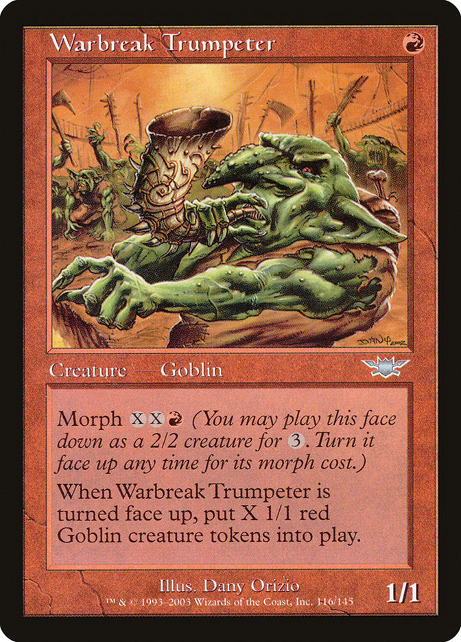 Warbreak Trumpeter [Legions] MTG Single Magic: The Gathering    | Red Claw Gaming