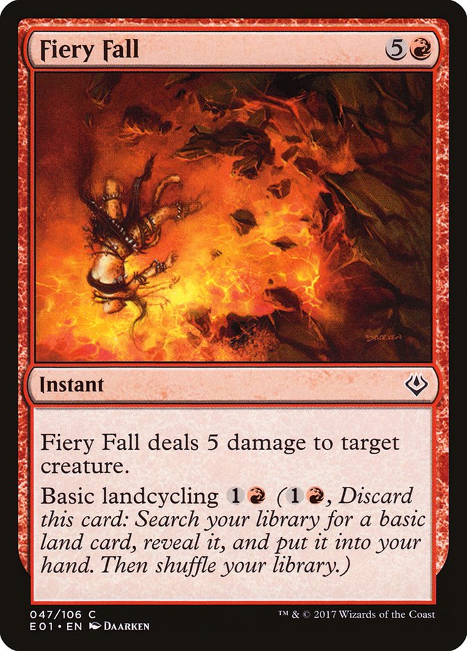 Fiery Fall [Archenemy: Nicol Bolas] MTG Single Magic: The Gathering    | Red Claw Gaming