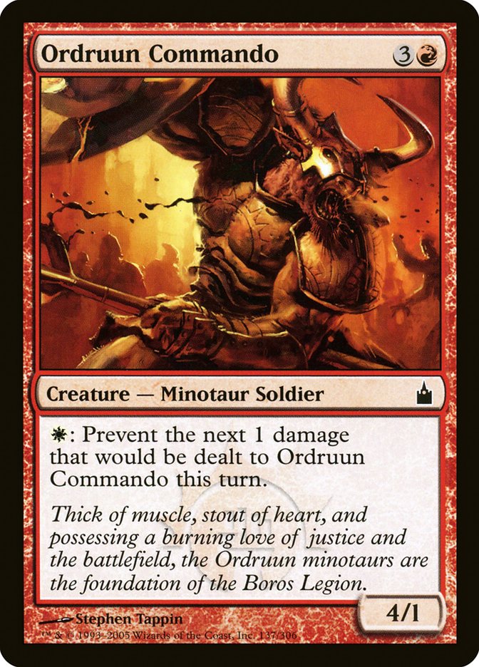 Ordruun Commando [Ravnica: City of Guilds] MTG Single Magic: The Gathering    | Red Claw Gaming