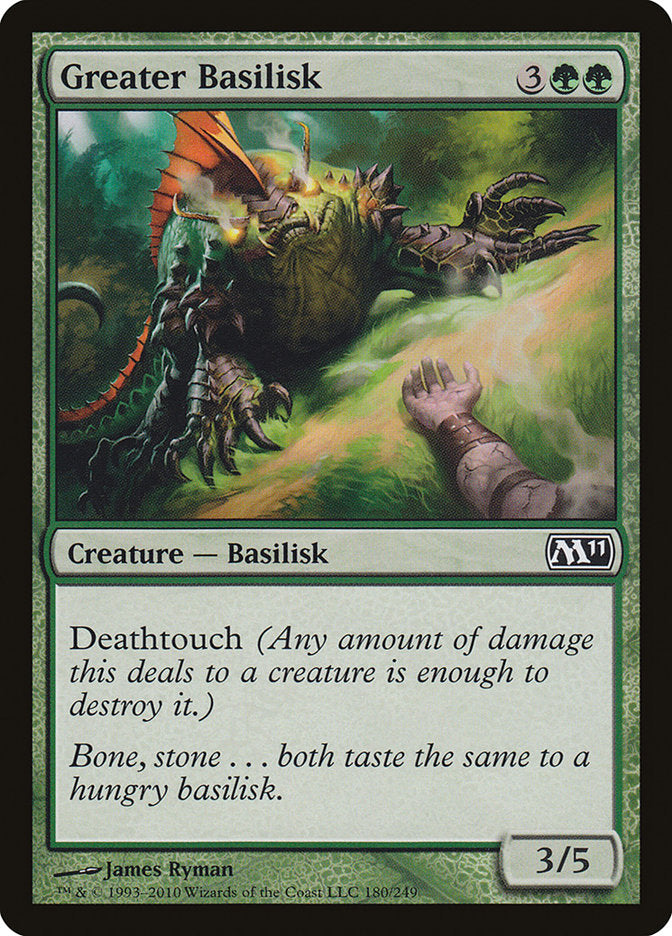 Greater Basilisk [Magic 2011] MTG Single Magic: The Gathering    | Red Claw Gaming