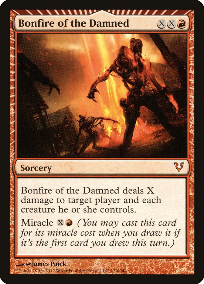 Bonfire of the Damned [Avacyn Restored] MTG Single Magic: The Gathering    | Red Claw Gaming