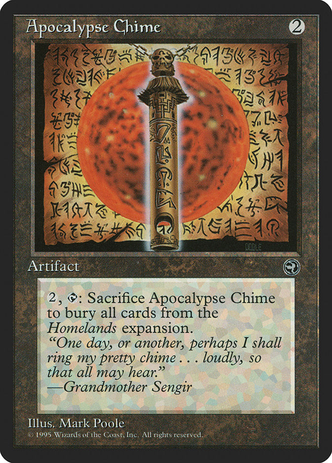 Apocalypse Chime [Homelands] MTG Single Magic: The Gathering    | Red Claw Gaming