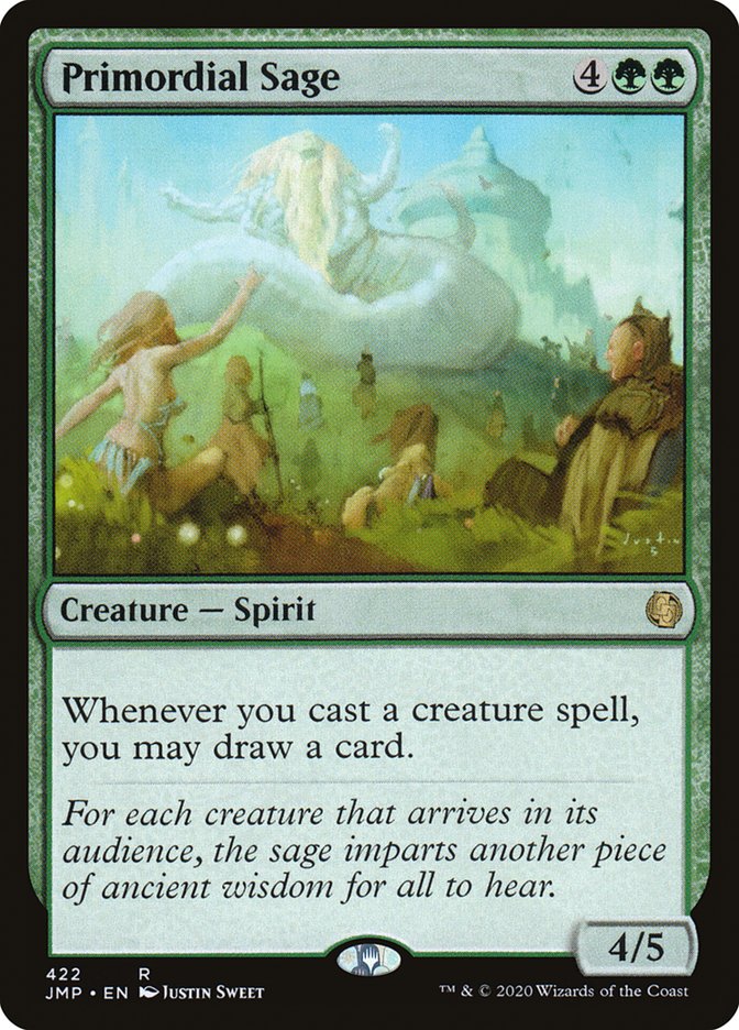 Primordial Sage [Jumpstart] MTG Single Magic: The Gathering    | Red Claw Gaming