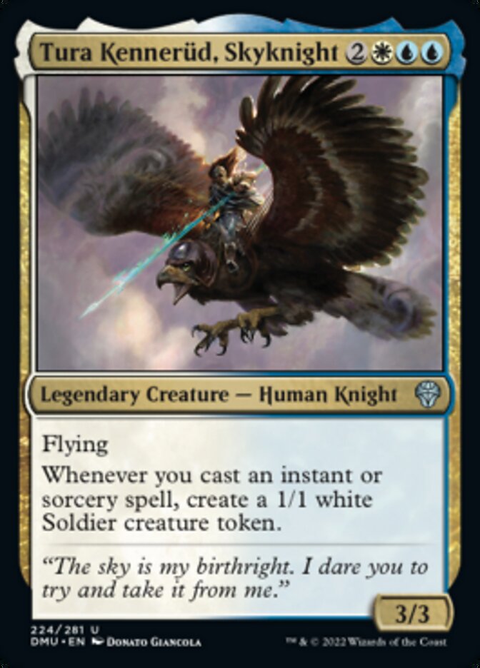 Tura Kennerud, Skyknight [Dominaria United] MTG Single Magic: The Gathering    | Red Claw Gaming