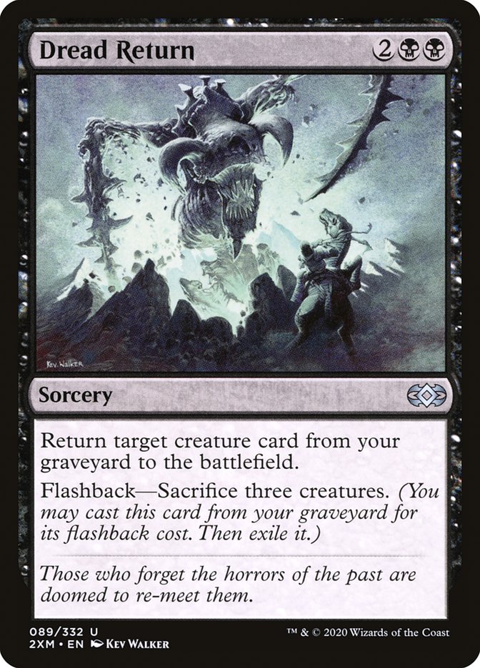 Dread Return [Double Masters] MTG Single Magic: The Gathering    | Red Claw Gaming