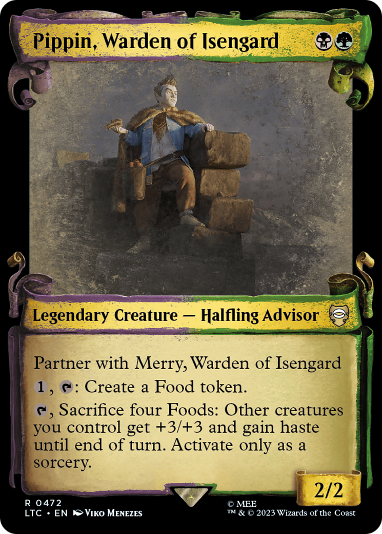 Pippin, Warden of Isengard [The Lord of the Rings: Tales of Middle-Earth Commander Showcase Scrolls] MTG Single Magic: The Gathering    | Red Claw Gaming