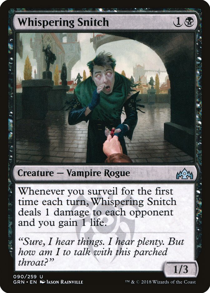 Whispering Snitch [Guilds of Ravnica] MTG Single Magic: The Gathering    | Red Claw Gaming