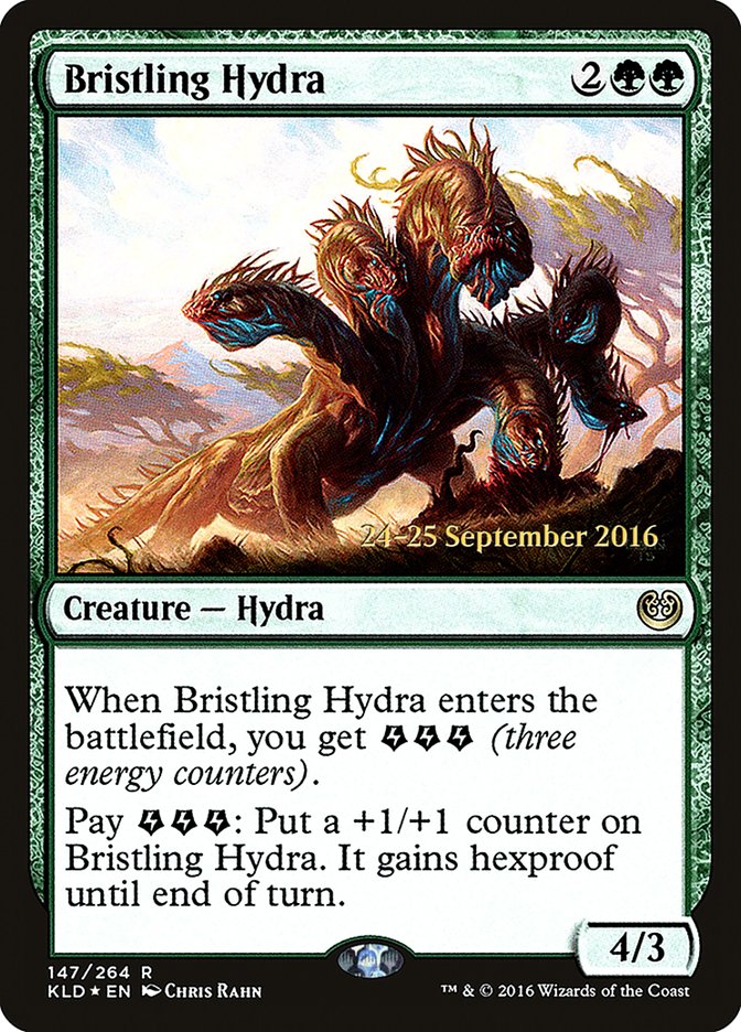 Bristling Hydra [Kaladesh Prerelease Promos] MTG Single Magic: The Gathering    | Red Claw Gaming