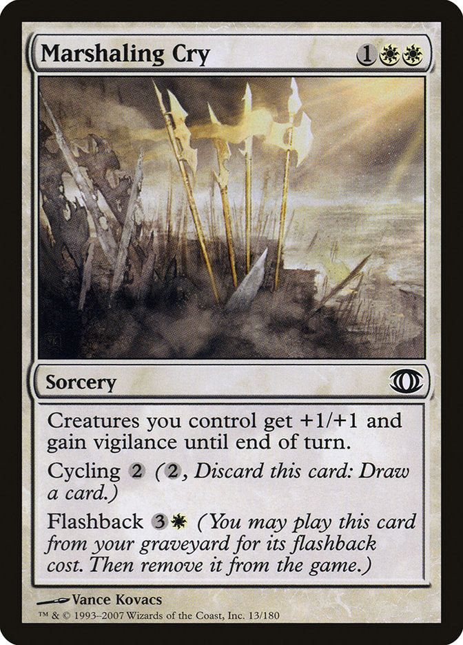 Marshaling Cry [Future Sight] MTG Single Magic: The Gathering    | Red Claw Gaming