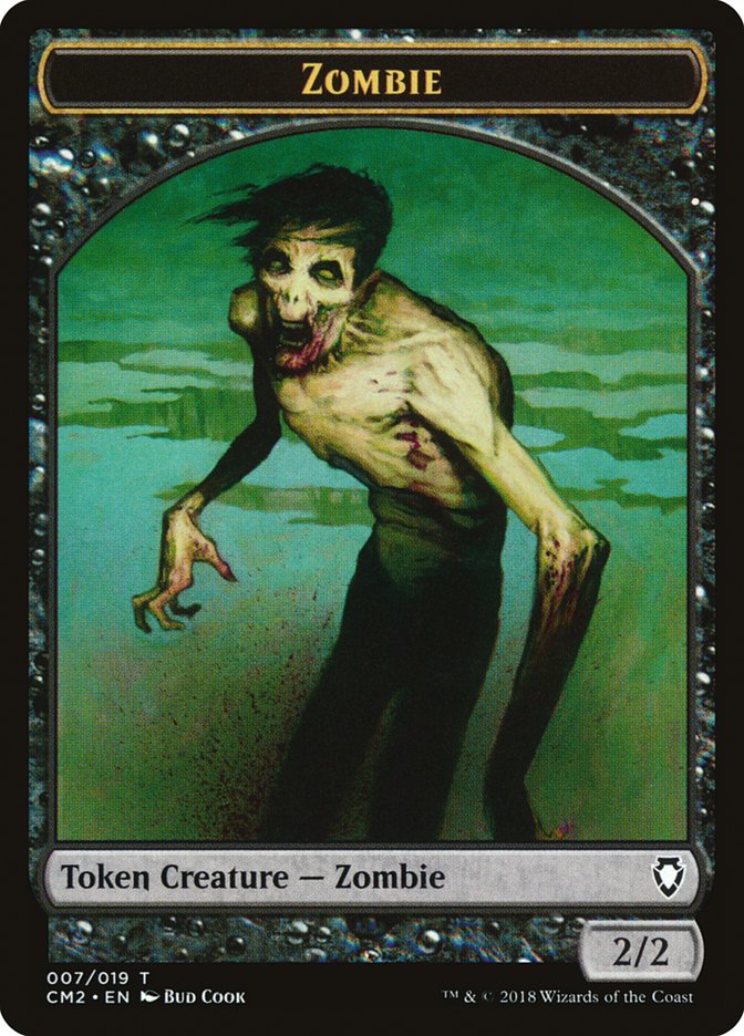 Zombie Token [Commander Anthology Volume II Tokens] MTG Single Magic: The Gathering    | Red Claw Gaming
