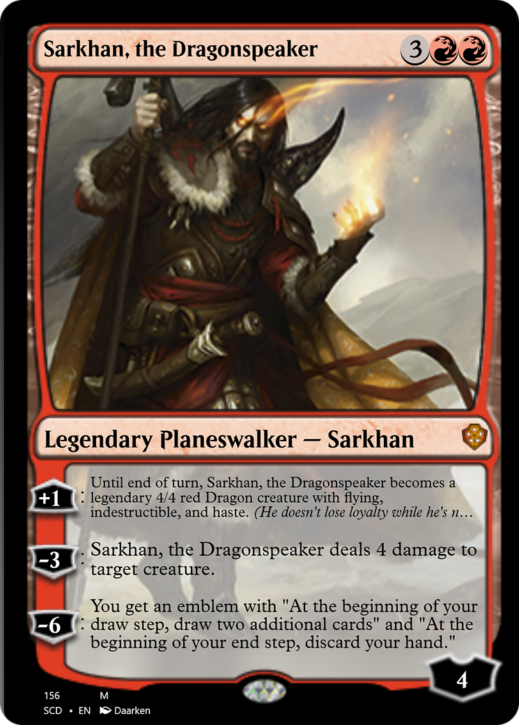 Sarkhan, the Dragonspeaker [Starter Commander Decks] MTG Single Magic: The Gathering    | Red Claw Gaming
