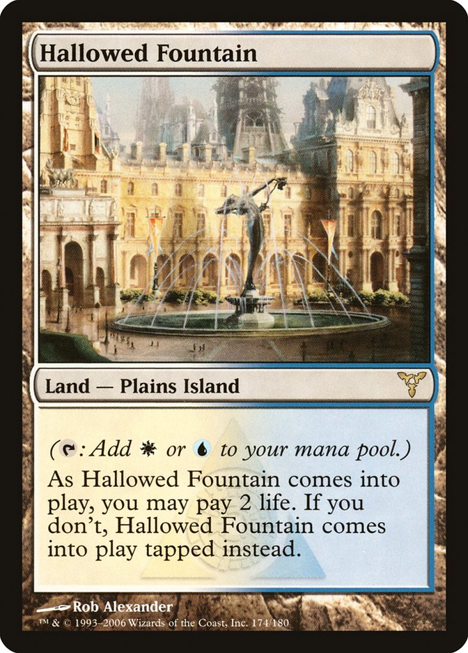 Hallowed Fountain [Dissension] MTG Single Magic: The Gathering    | Red Claw Gaming