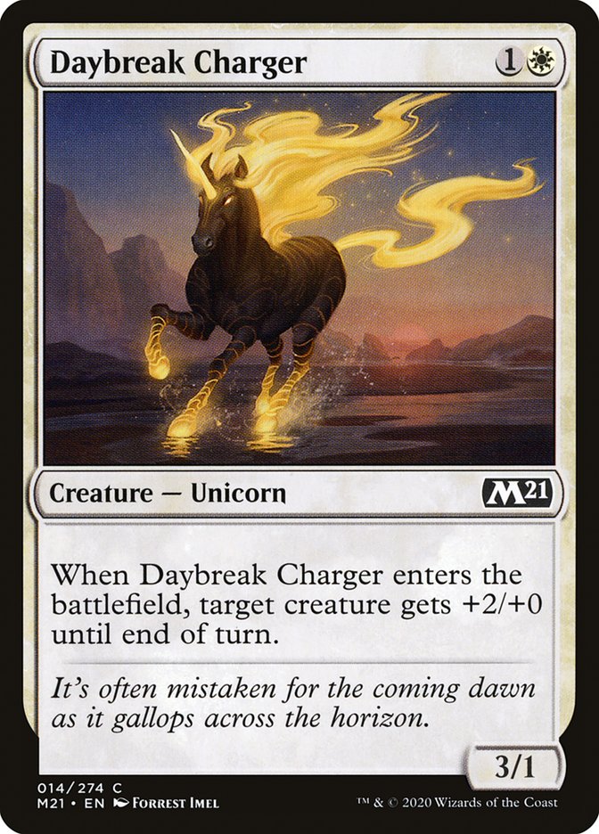 Daybreak Charger [Core Set 2021] MTG Single Magic: The Gathering    | Red Claw Gaming