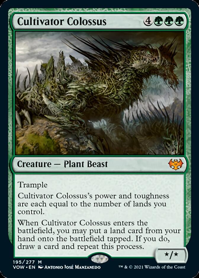 Cultivator Colossus [Innistrad: Crimson Vow] MTG Single Magic: The Gathering    | Red Claw Gaming
