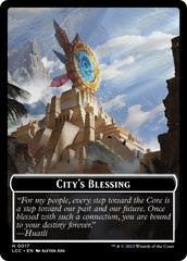 City's Blessing // Pirate (0005) Double-Sided Token [The Lost Caverns of Ixalan Commander Tokens] MTG Single Magic: The Gathering    | Red Claw Gaming