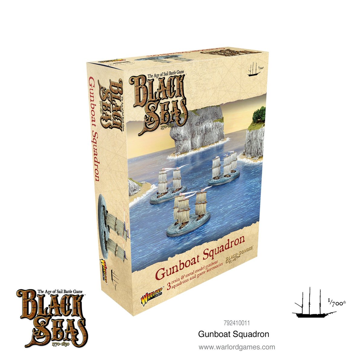 Black Seas Gunboat Squadron Black Seas Warlord Games    | Red Claw Gaming